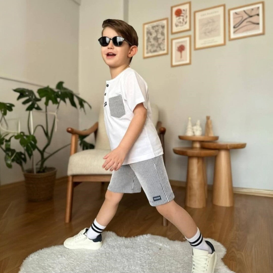 Boy's ash set Blanket A7138-16525-37