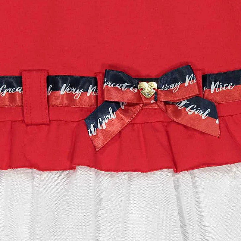 Birba Sukienka Baby Girl 45307-00 50M kolor czerwony -  - #tag1# - #tag2# - #tag3# - #tag4#