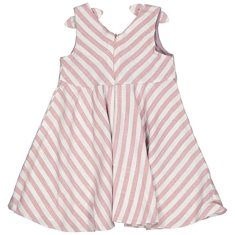 Birba Sukienka w paski Baby Girl 45314-00 95Z kolor różowy -  - #tag1# - #tag2# - #tag3# - #tag4#