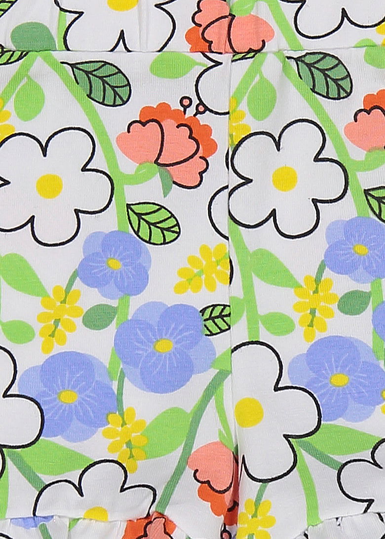 Birba&Trybeyound 61015-00-93Z Szorty w kwiaty kolor biały -  - #tag1# - #tag2# - #tag3# - #tag4#