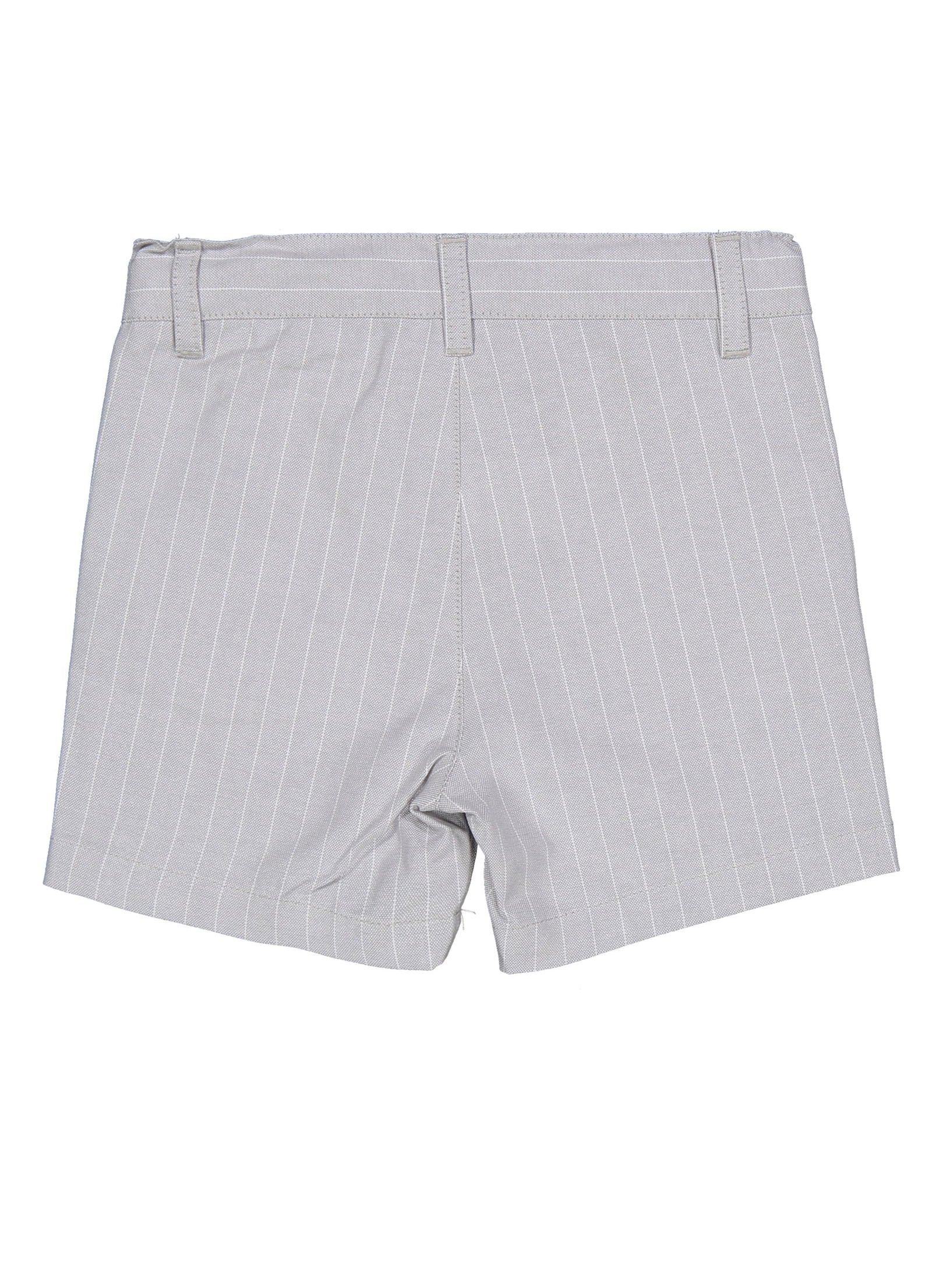 Birba&Trybeyound 61018-00-94Z Szorty chłopięce w paski kolor szary -  - #tag1# - #tag2# - #tag3# - #tag4#