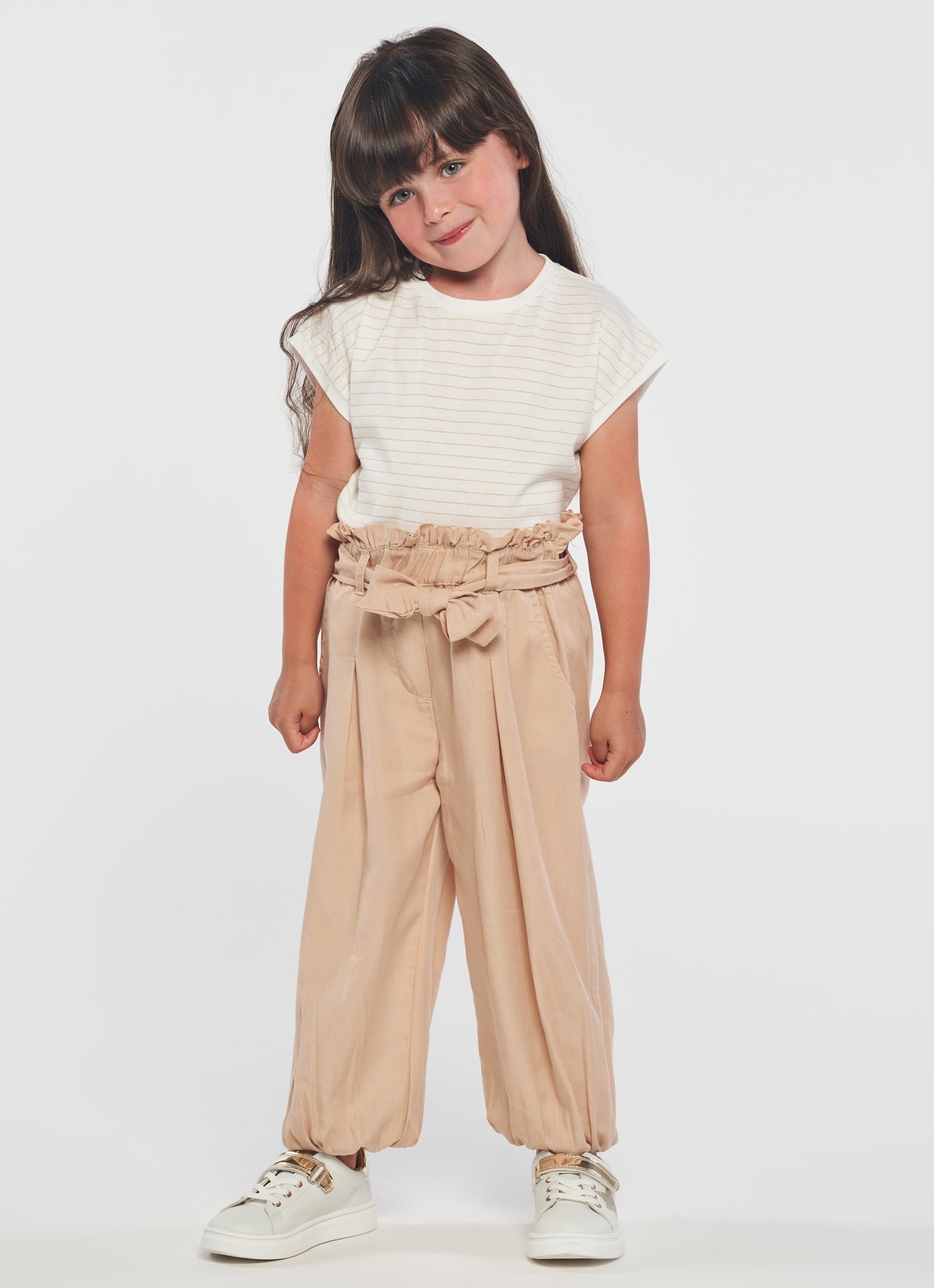 Birba&Trybeyound 62192-00-15M Długie spodnie z paskiem kolor beż -  - #tag1# - #tag2# - #tag3# - #tag4#