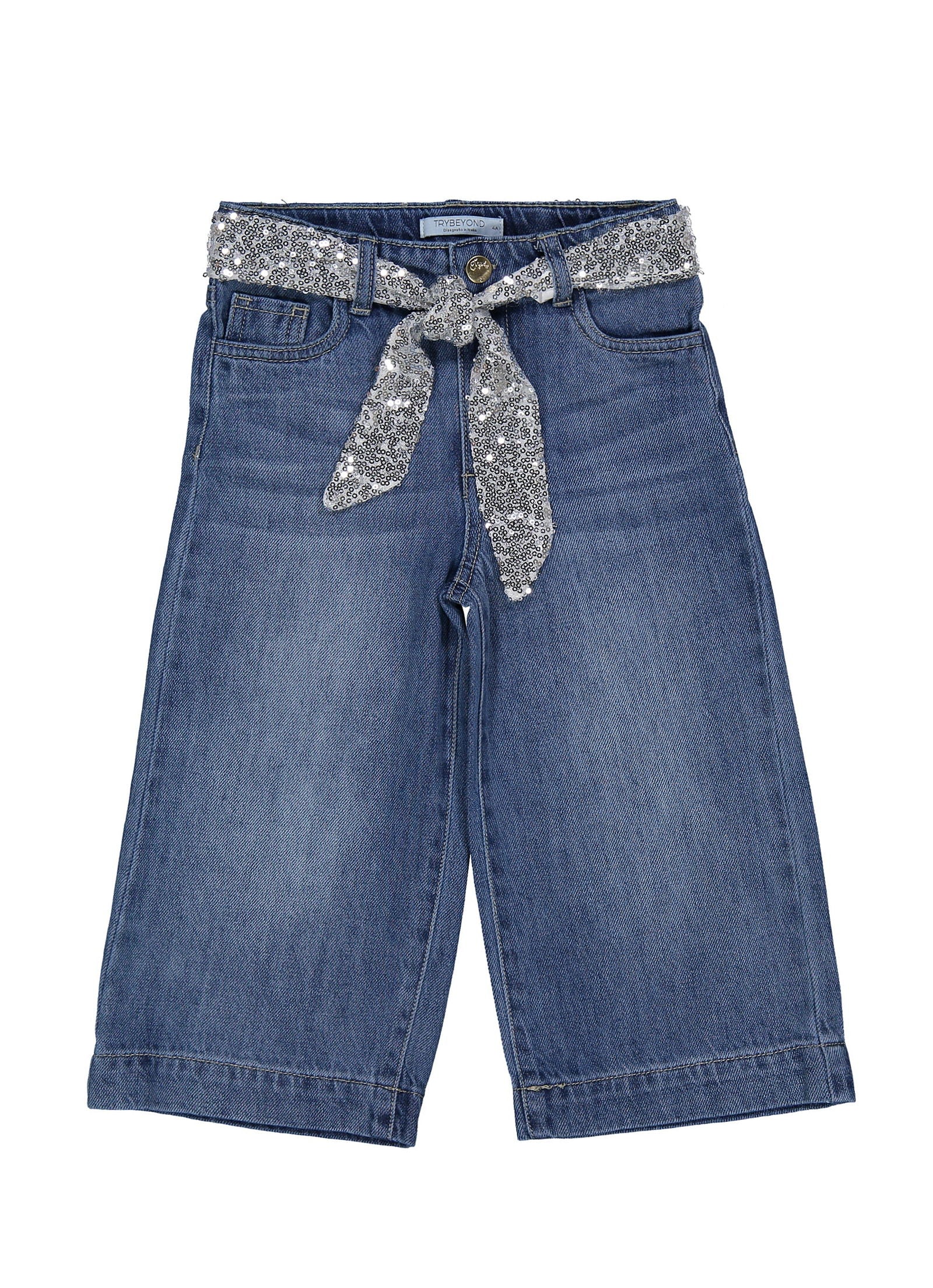 Birba&Trybeyound 62998-00-60A Spodnie dzwony kolor niebieski -  - #tag1# - #tag2# - #tag3# - #tag4#