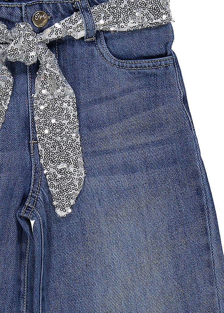 Birba&Trybeyound 62998-00-60A Spodnie dzwony kolor niebieski -  - #tag1# - #tag2# - #tag3# - #tag4#