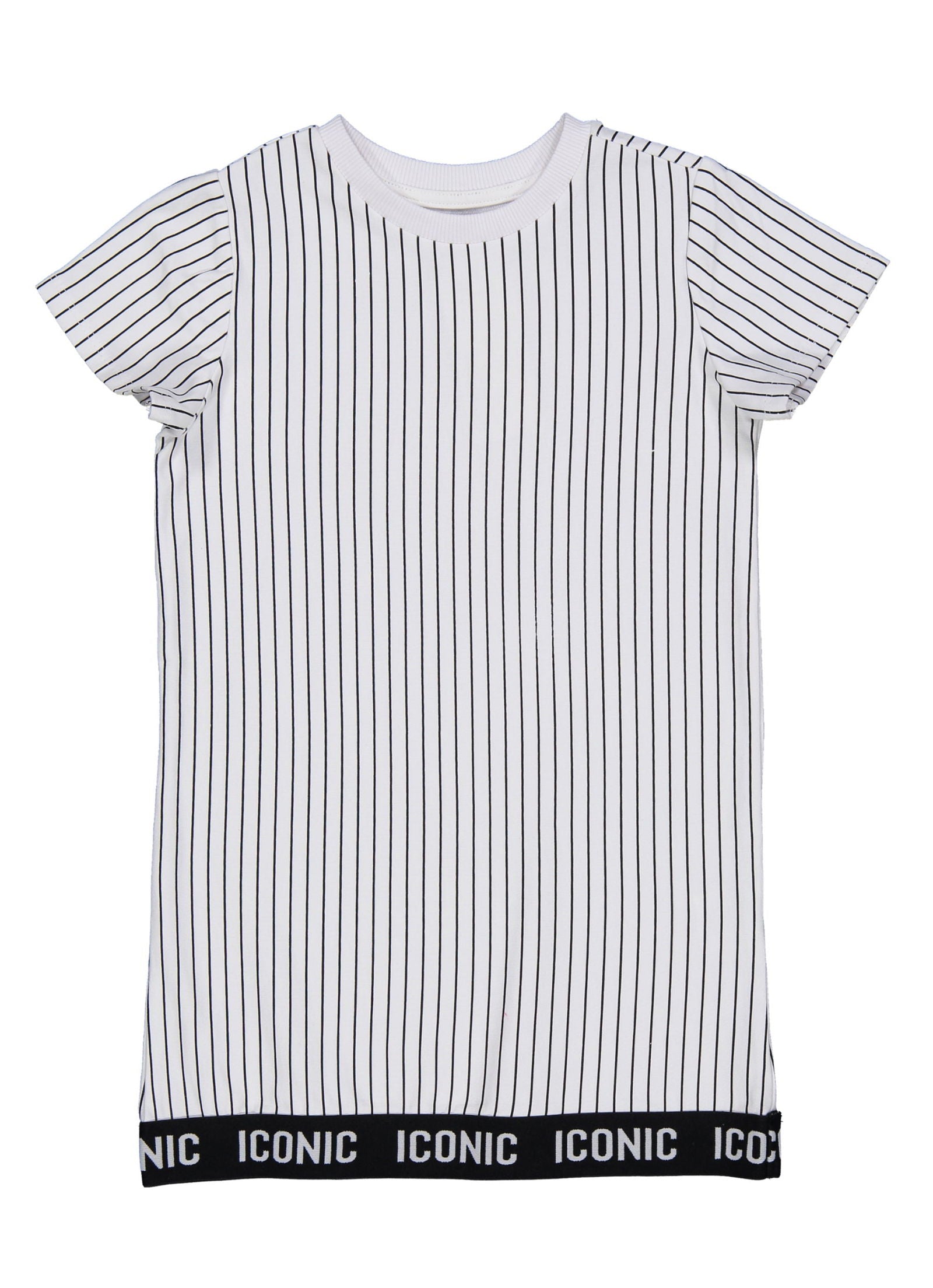 Birba&Trybeyound 65584-00-90Z Sukienka w paski kolor biały/czarny -  - #tag1# - #tag2# - #tag3# - #tag4#