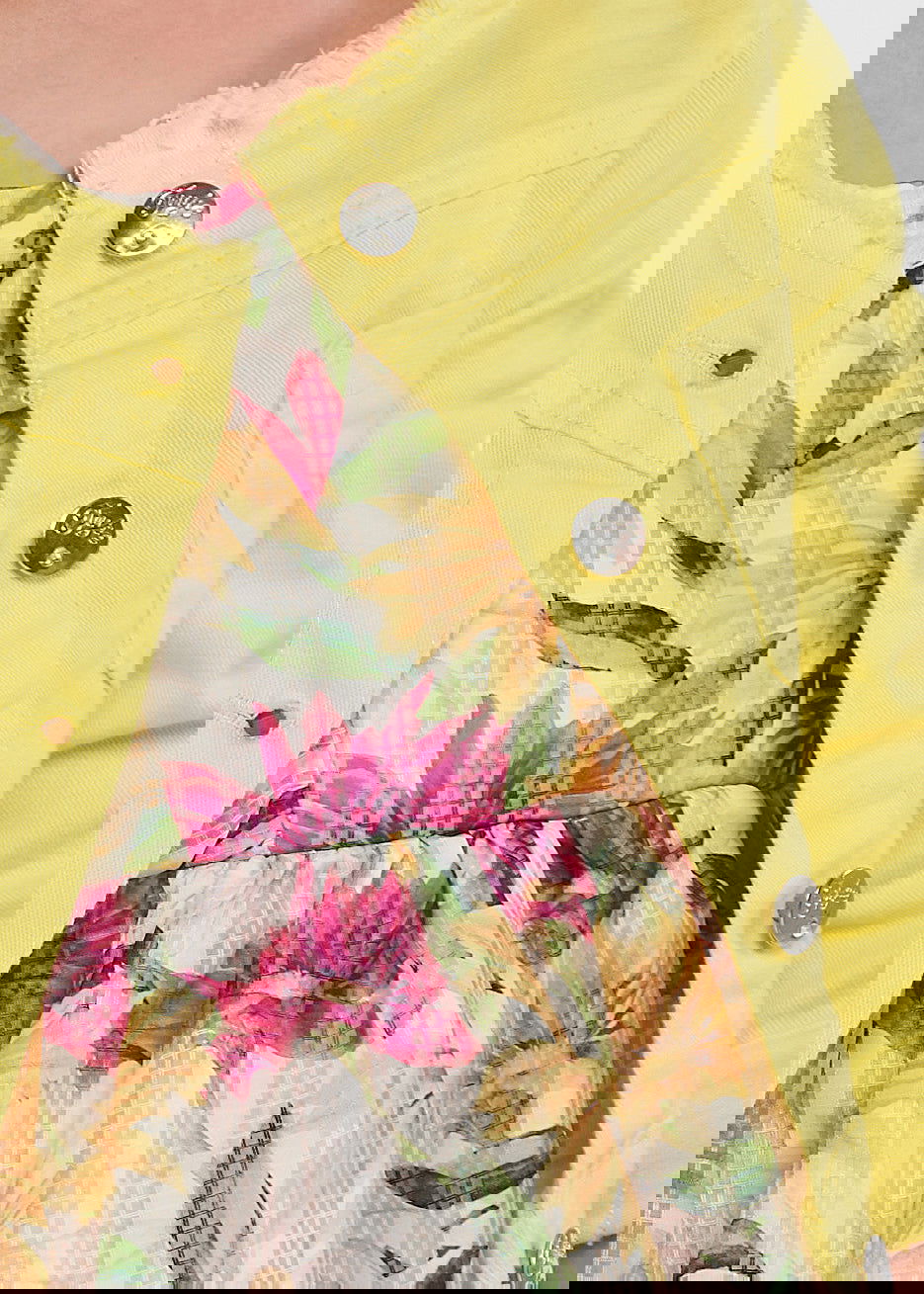 Birba&Trybeyound 67490-00-35F Kurtka letnia kolor żółty -  - #tag1# - #tag2# - #tag3# - #tag4#