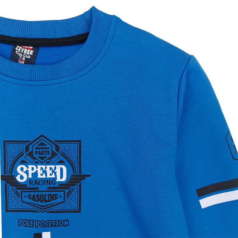 Bluza Cienka chłopak niebieski 4161-131123  GKMOC -  - #tag1# - #tag2# - #tag3# - #tag4#