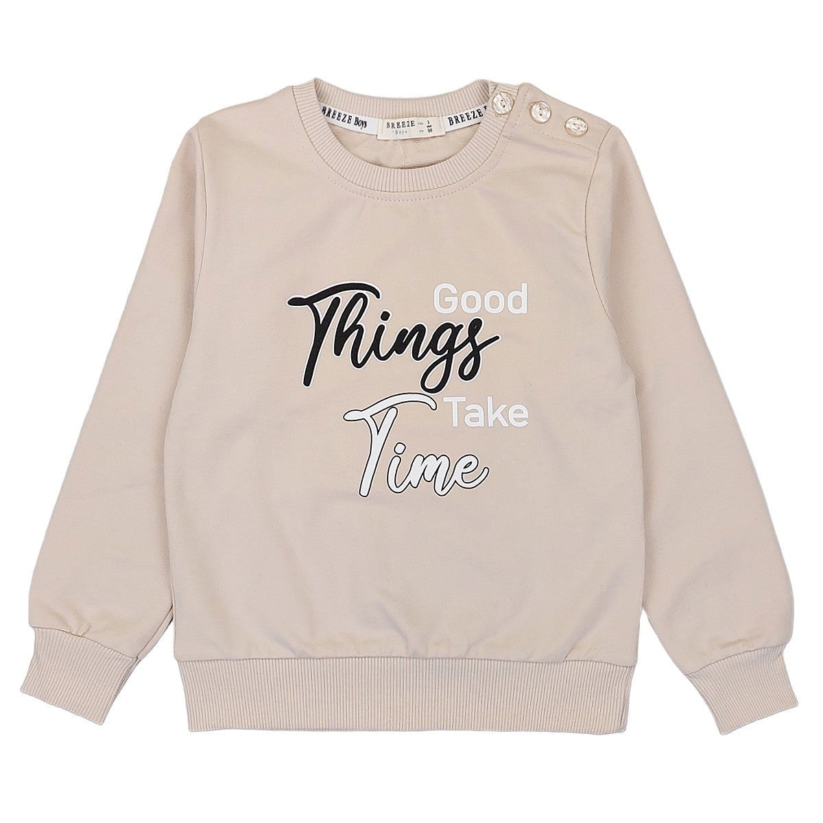 Bluza Time chłopak beż 18910-11223  GKMOC -  - #tag1# - #tag2# - #tag3# - #tag4#