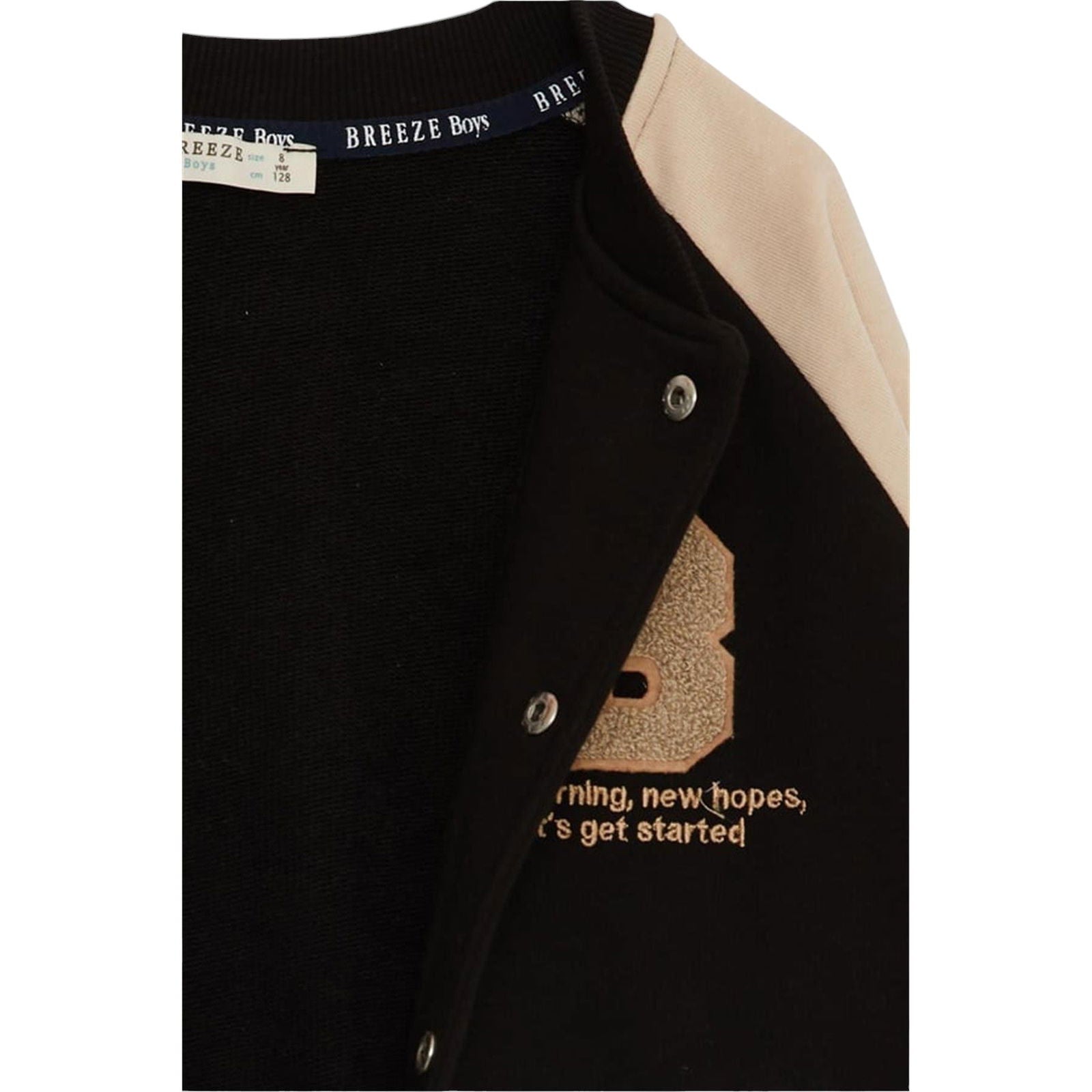 Bluza bejsbolówka chłopięca czarny Breeze 19198-23824 GKMOC -  - #tag1# - #tag2# - #tag3# - #tag4#