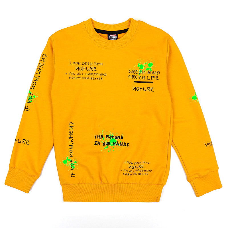 Bluza chłopak żółty 4155-71023  GKMOC -  - #tag1# - #tag2# - #tag3# - #tag4#