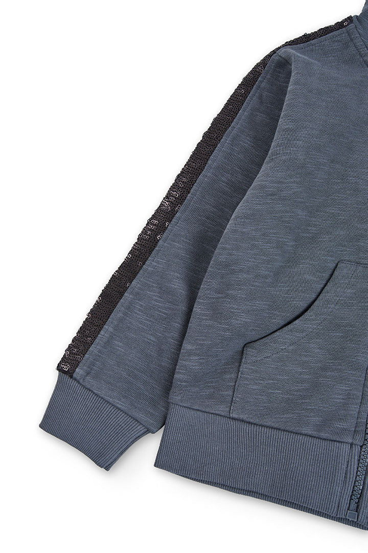 Bluza dla dziewczynki Boboli 425236-8131 kolor szary -  - #tag1# - #tag2# - #tag3# - #tag4#