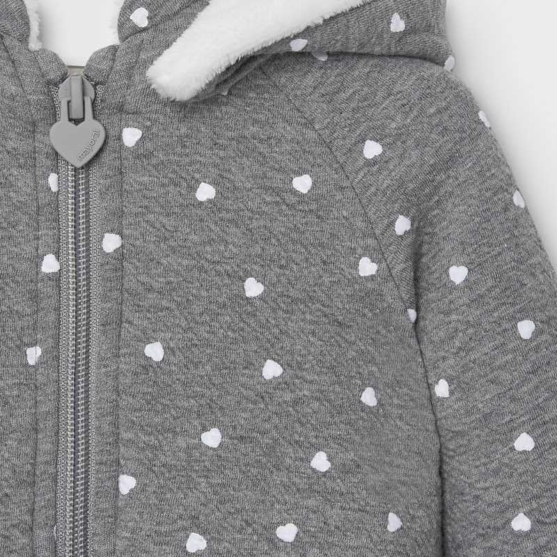 Bluza ocieplana dziewczęca Mayoral 2461-10 Szary -  - #tag1# - #tag2# - #tag3# - #tag4#