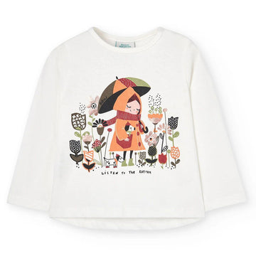 Bluzka Boboli 237013-1111 kolor krem -  - #tag1# - #tag2# - #tag3# - #tag4#