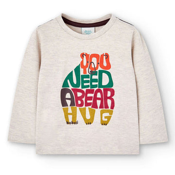 Bluzka Boboli 317034-7402 kolor szary -  - #tag1# - #tag2# - #tag3# - #tag4#