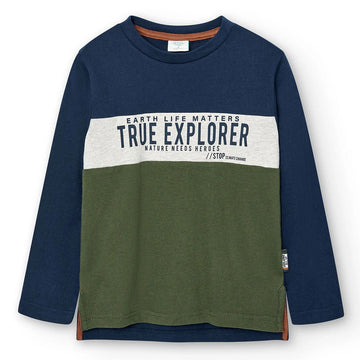 Bluzka Boboli 527015-2440 kolor granat -  - #tag1# - #tag2# - #tag3# - #tag4#