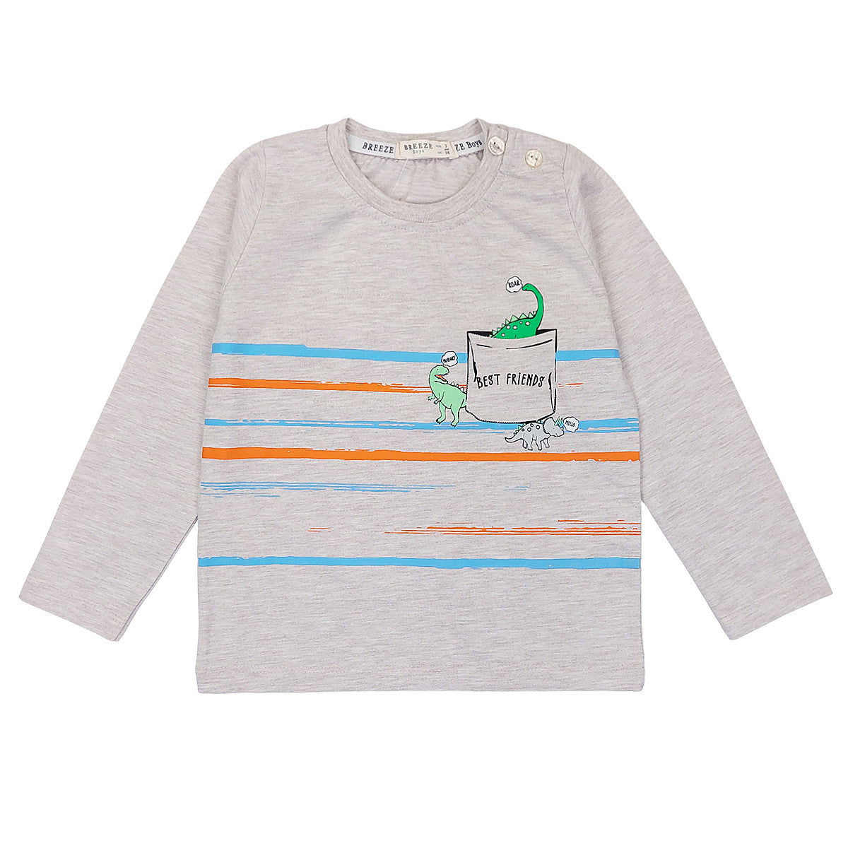 Bluzka Dino chłopak szary 17826-11223  GKMOC -  - #tag1# - #tag2# - #tag3# - #tag4#