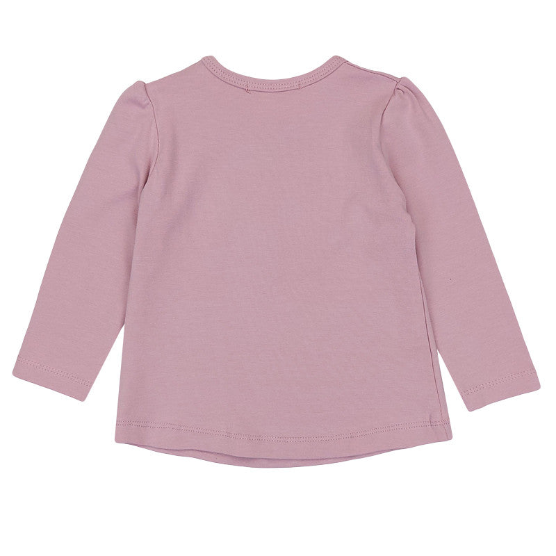 Bluzka Długi Rękaw Kotek dziewczynka wrzos 19163-71023  GKMOD -  - #tag1# - #tag2# - #tag3# - #tag4#