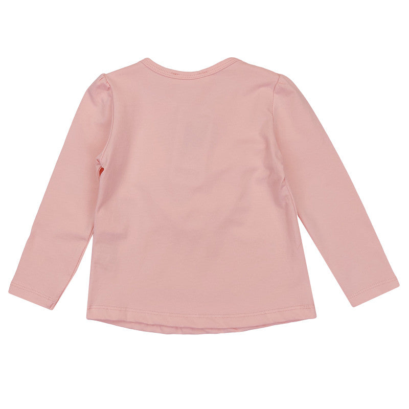 Bluzka Długi Rękaw Serce dziewczynka łosoś 19105-71023  GKMOD -  - #tag1# - #tag2# - #tag3# - #tag4#