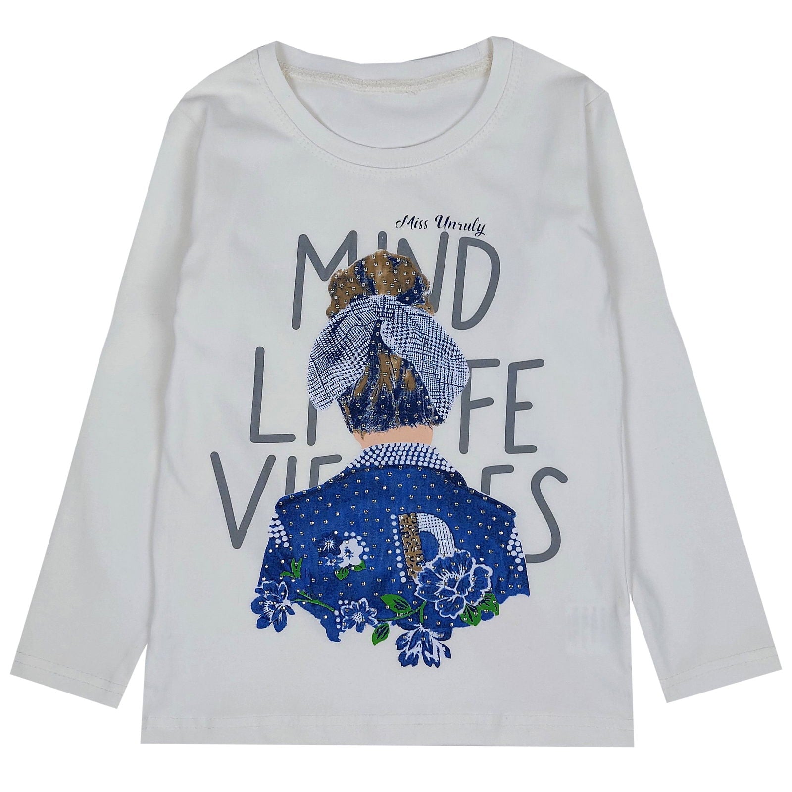 Bluzka Długi Rękaw dziewczynka krem 5527.27.9.23  GKMOD -  - #tag1# - #tag2# - #tag3# - #tag4#