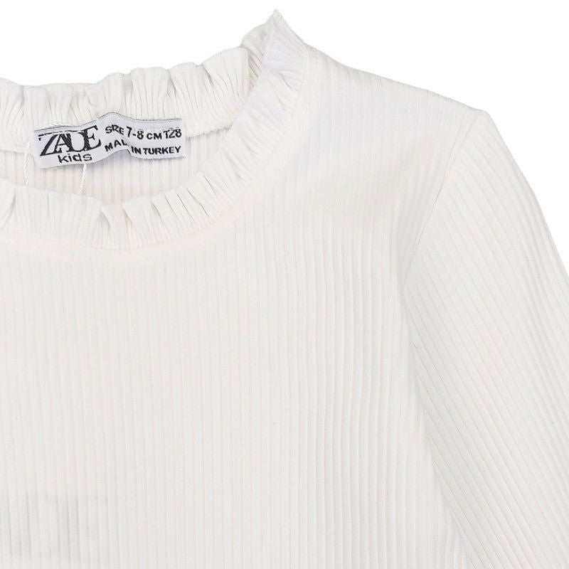 Bluzka Kokardka dziewczynka krem 9808-131123  GKMOD -  - #tag1# - #tag2# - #tag3# - #tag4#