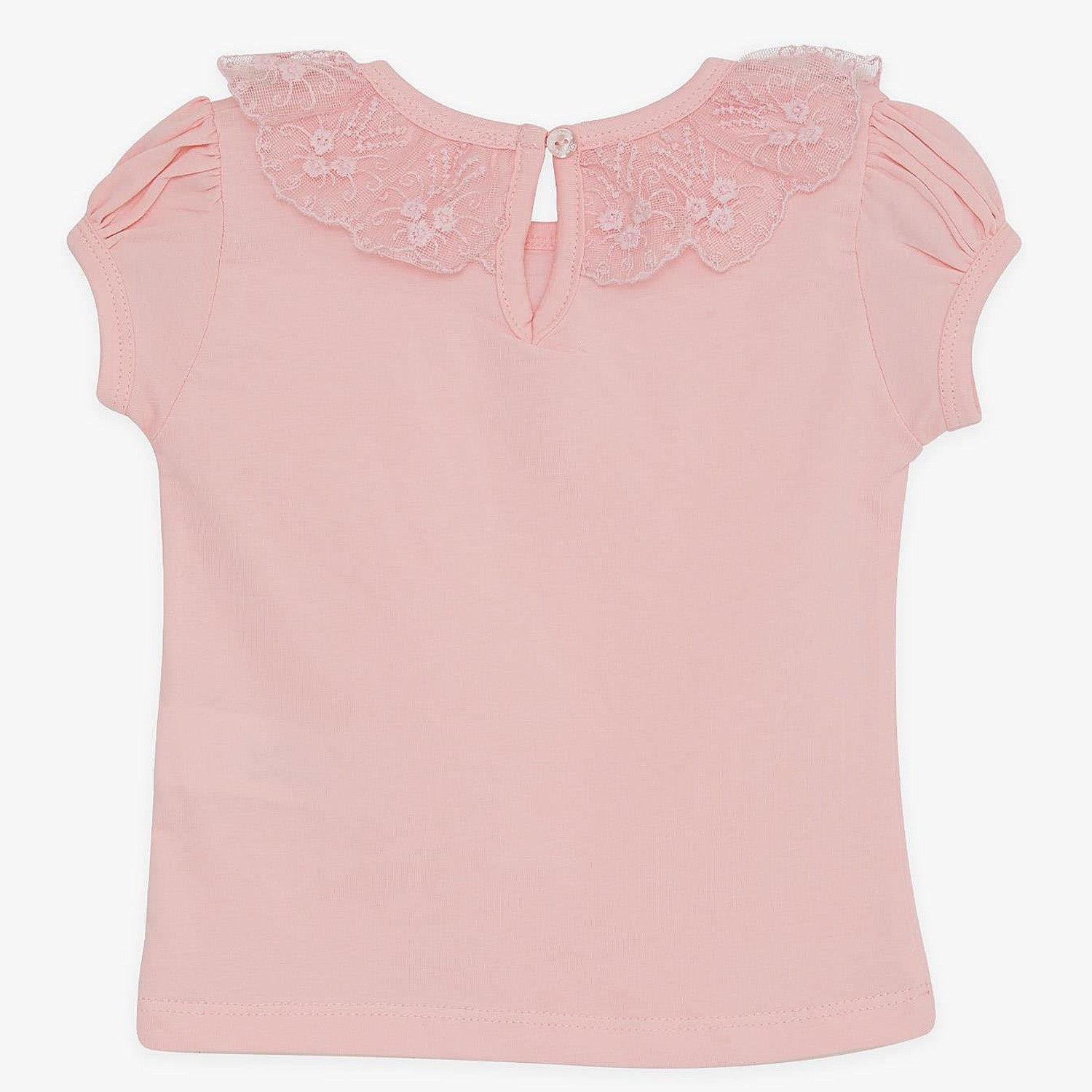 Bluzka Koronka dziewczynka róż 18942-24624 GKMOD -  - #tag1# - #tag2# - #tag3# - #tag4#