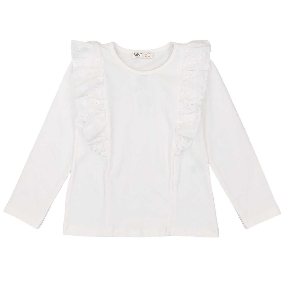 Bluzka Motylek dziewczynka krem 1598-11223  GKMOD -  - #tag1# - #tag2# - #tag3# - #tag4#