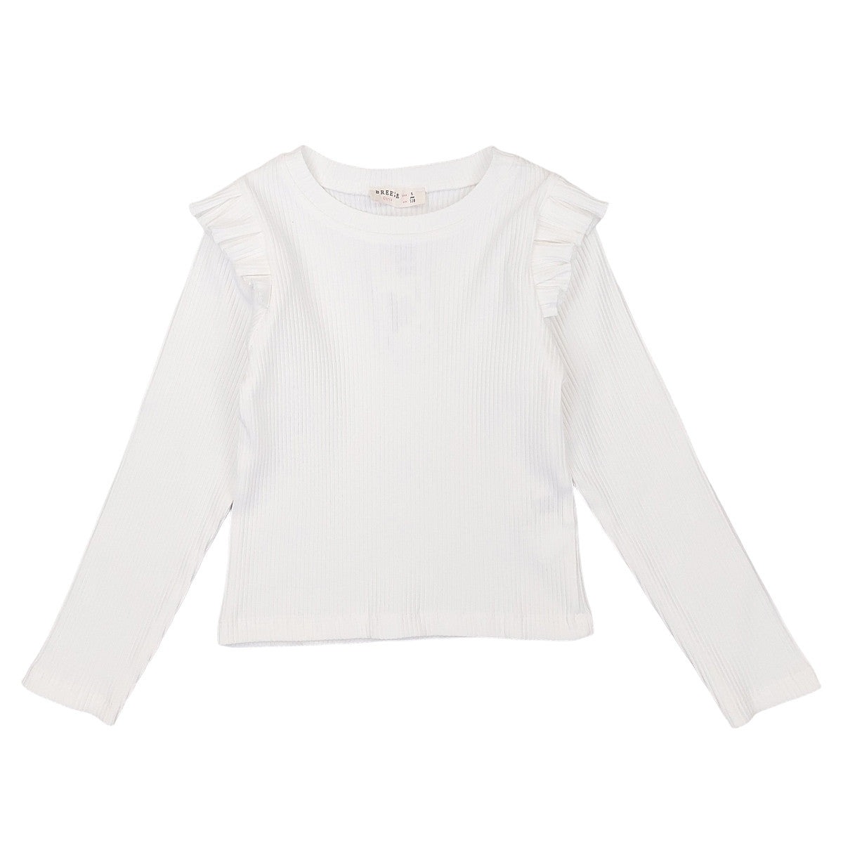 Bluzka Prążek dziewczynka krem 19161-11223  GKMOD -  - #tag1# - #tag2# - #tag3# - #tag4#
