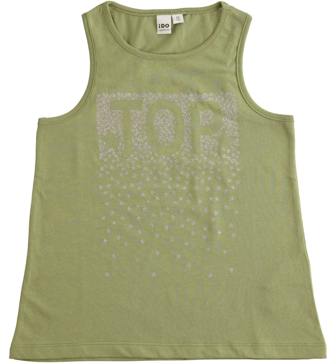 Bluzka na ramiączkach dziewczęca iDO J856-5454 kolor zielony -  - #tag1# - #tag2# - #tag3# - #tag4#