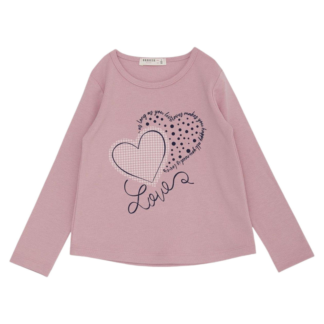 Bluzka ocieplana Love dziewczęca fango Breeze 19559-23824 GKMOD -  - #tag1# - #tag2# - #tag3# - #tag4#
