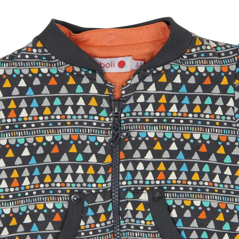 Boboli 246147-9926 bluza dla dziewczynki kolor szary -  - #tag1# - #tag2# - #tag3# - #tag4#