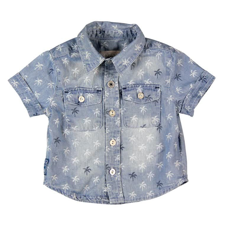 Boboli 303062-9483 koszula kolor jasny niebieski -  - #tag1# - #tag2# - #tag3# - #tag4#