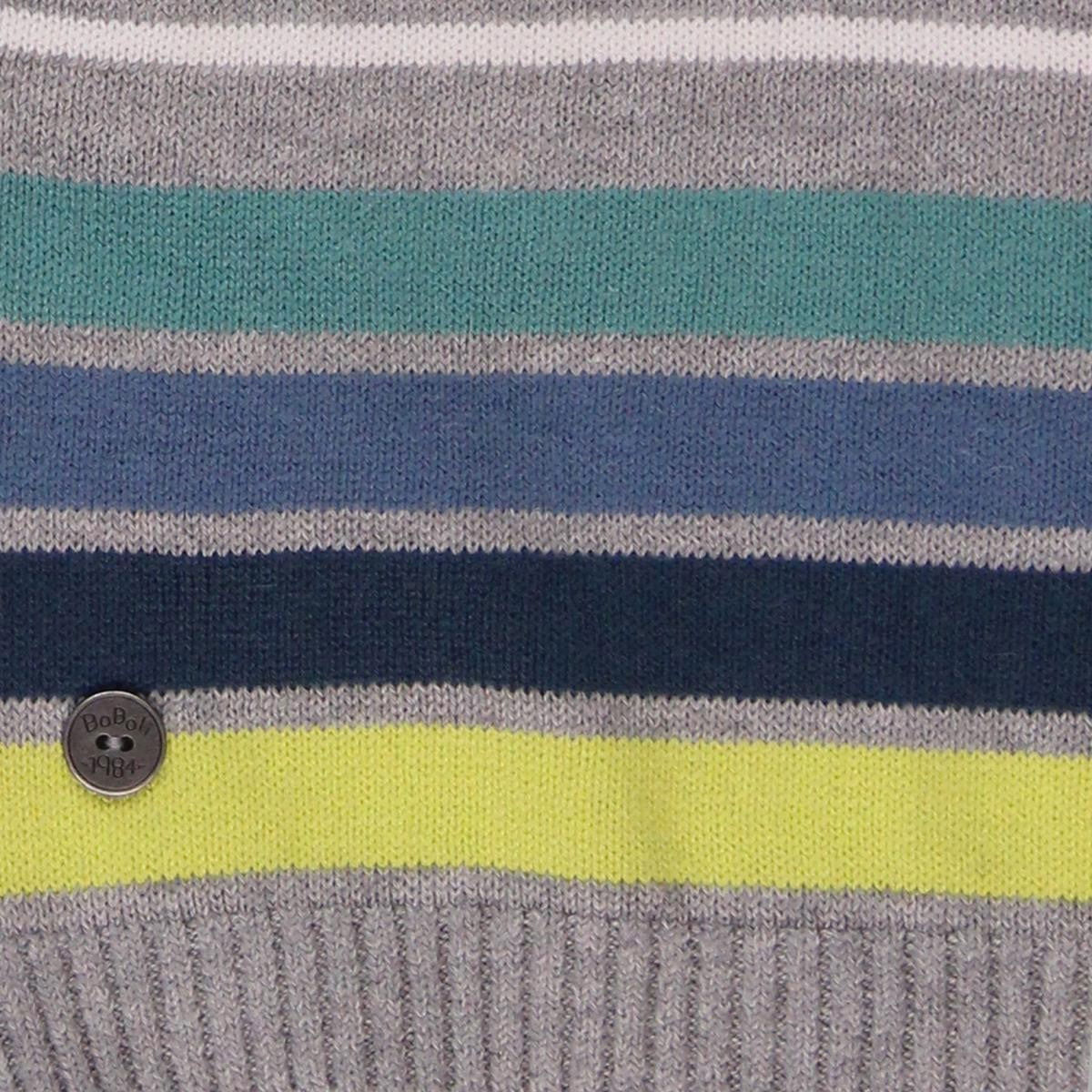 Boboli 304096_8034 sweter pasy kolor szary -  - #tag1# - #tag2# - #tag3# - #tag4#