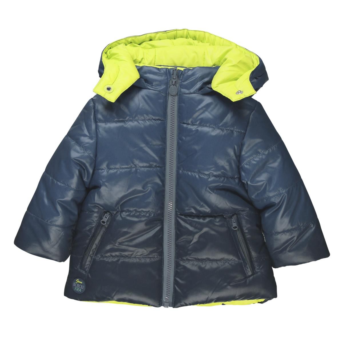 Boboli 304120_2390 kurtka dwustronna kolor granat/żółty -  - #tag1# - #tag2# - #tag3# - #tag4#