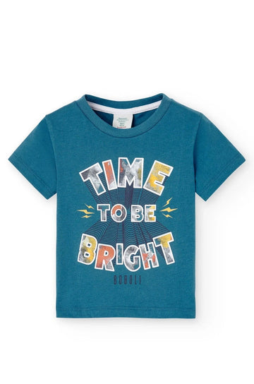 Boboli 336057-2551 T-shirt chłopiec kolor niebieski -  - #tag1# - #tag2# - #tag3# - #tag4#