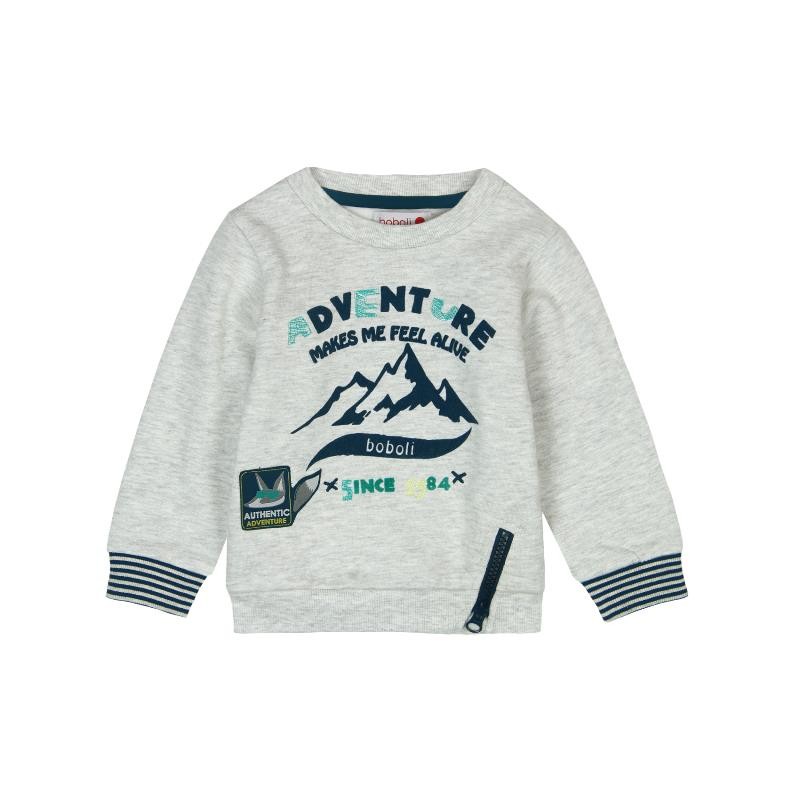 Boboli 336068-7299 Bluza dla chłopca kolor szary -  - #tag1# - #tag2# - #tag3# - #tag4#