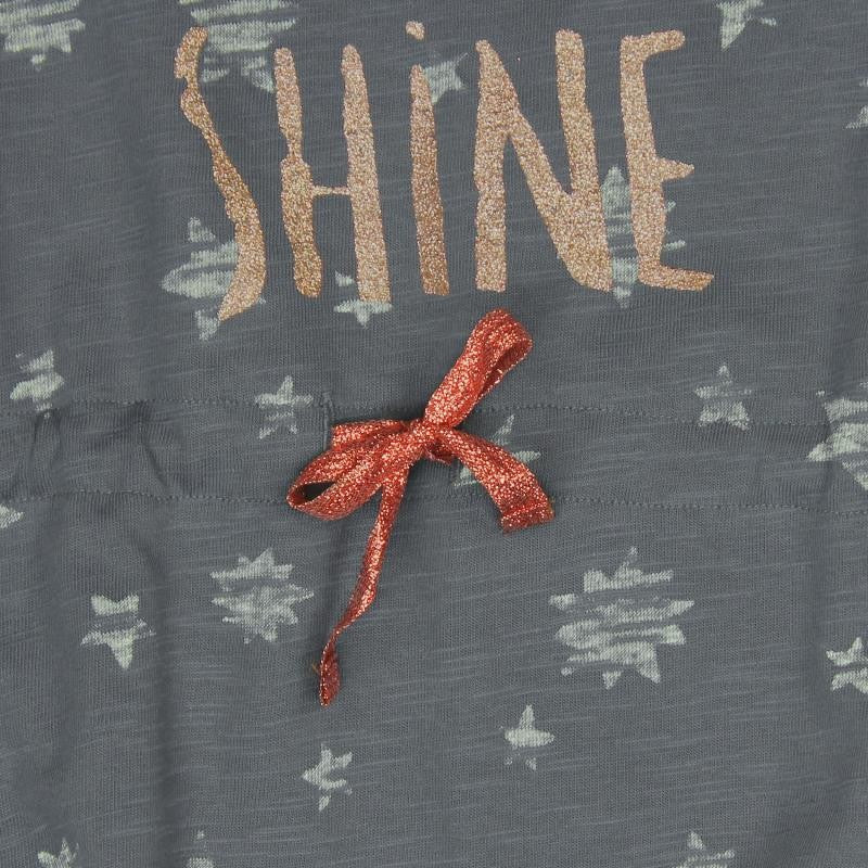 Boboli 416124-8097 sukienka dla dziewczynki kolor popiel -  - #tag1# - #tag2# - #tag3# - #tag4#