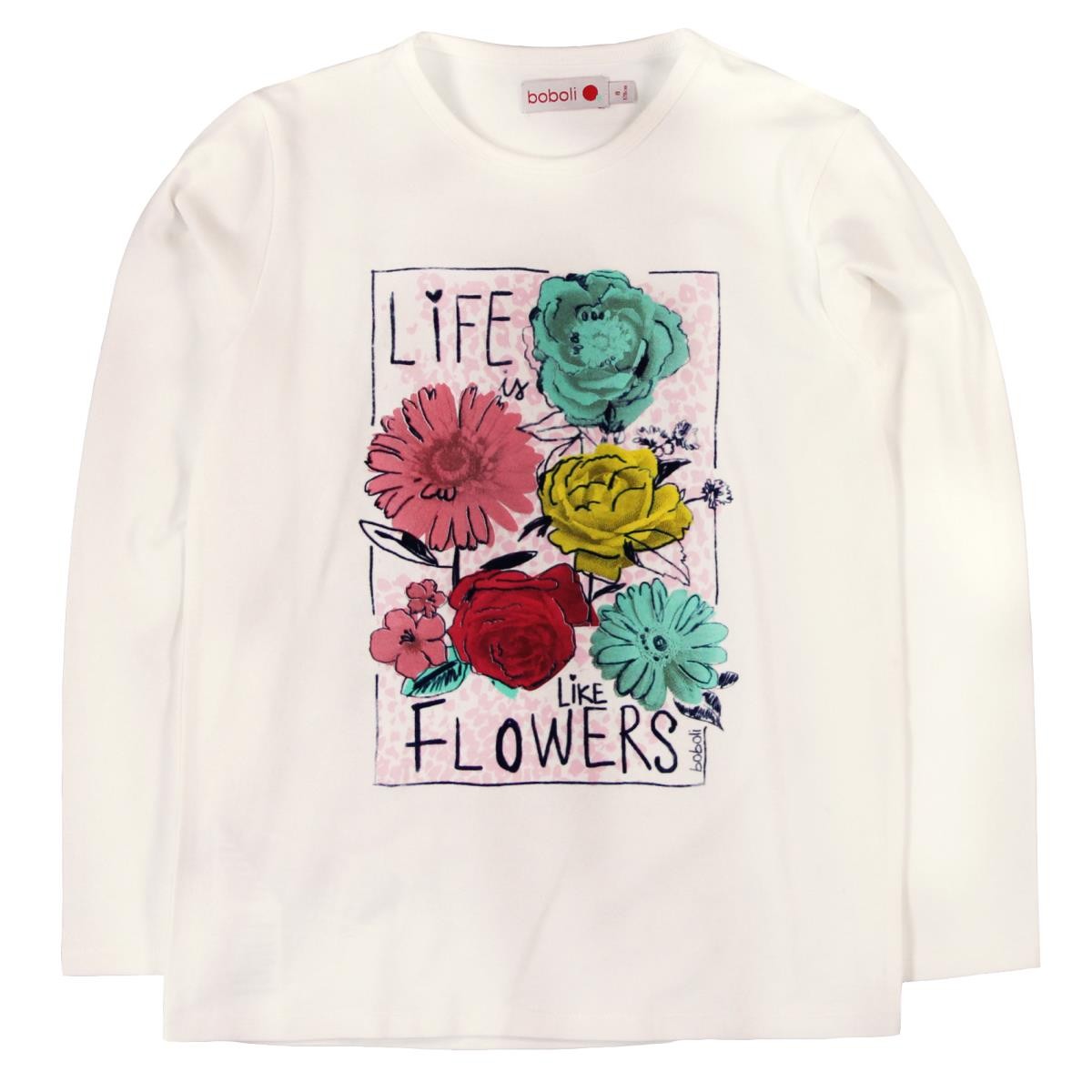 Boboli 424156_1111 bluzka kolor krem -  - #tag1# - #tag2# - #tag3# - #tag4#