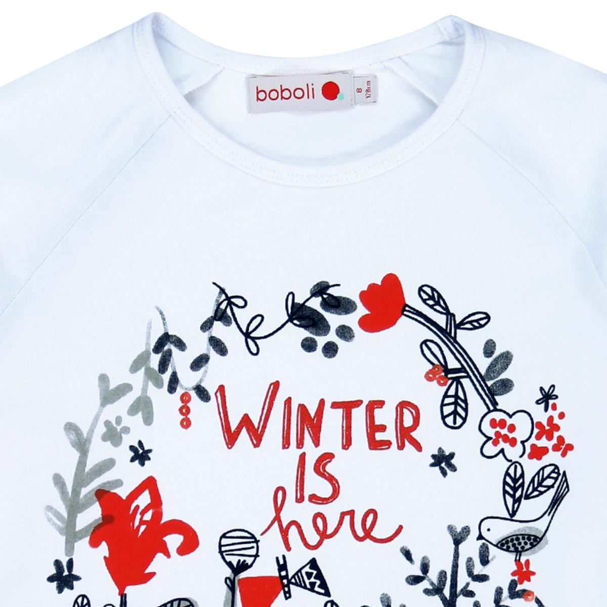 Boboli 434056_1100 bluzka kolor biały -  - #tag1# - #tag2# - #tag3# - #tag4#