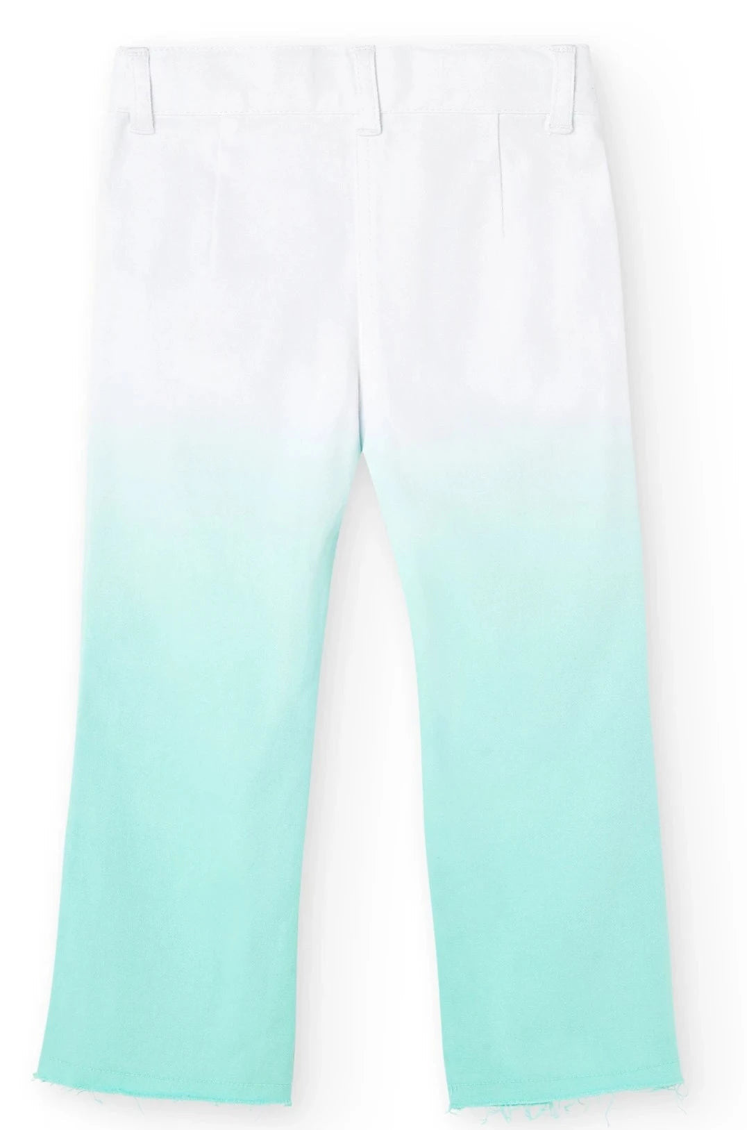 Boboli 446048-4451 Spodnie dzwony dziewczynka kolor jezioro -  - #tag1# - #tag2# - #tag3# - #tag4#