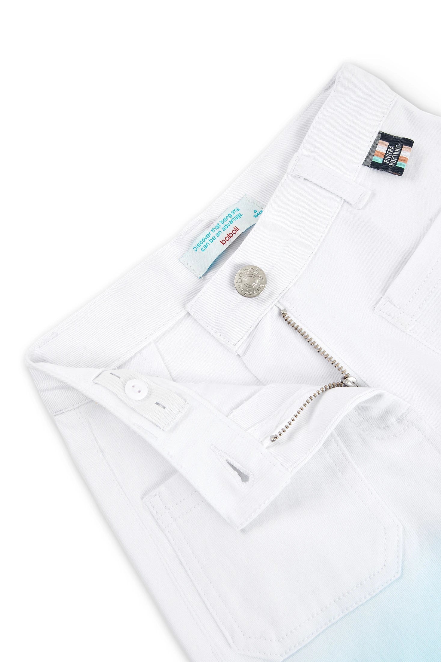 Boboli 446048-4451 Spodnie dzwony dziewczynka kolor jezioro -  - #tag1# - #tag2# - #tag3# - #tag4#