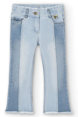 Boboli 456027-BLEACH Flared trousers girl color blue