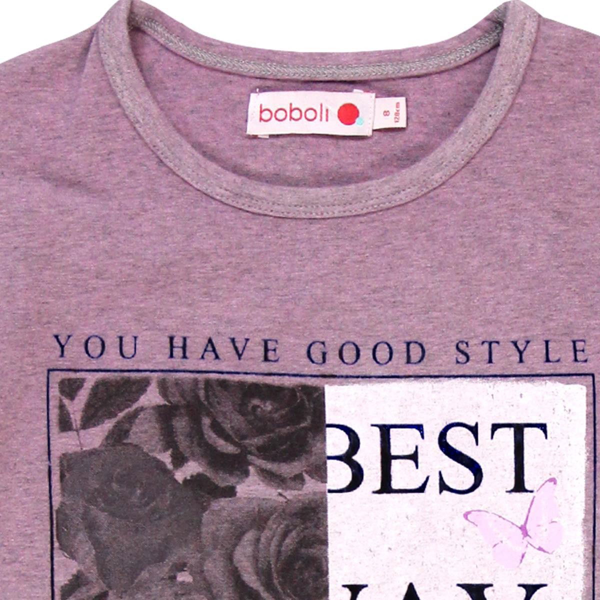 Boboli 464093_8034 bluza kolor szary melanż -  - #tag1# - #tag2# - #tag3# - #tag4#