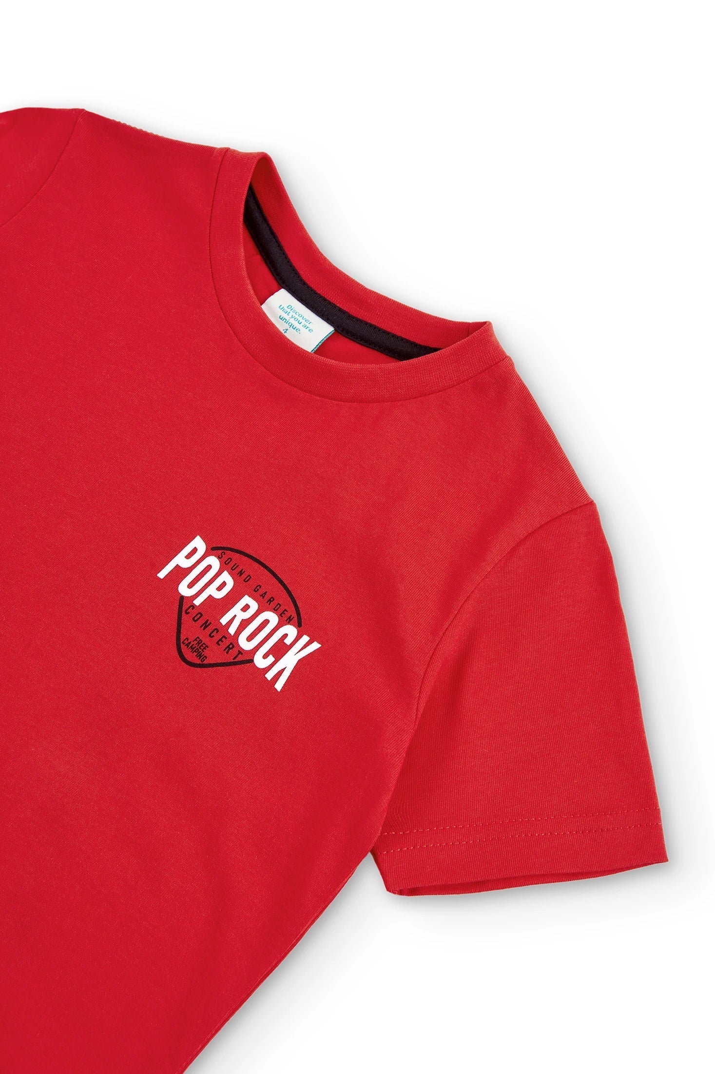 Boboli 526081-3744 T-shirt chłopiec kolor czerwony -  - #tag1# - #tag2# - #tag3# - #tag4#