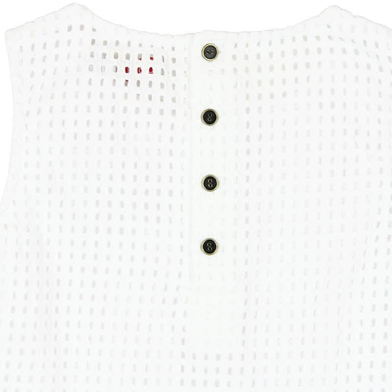 Boboli 725060-1100 Bluzka dla dziewczynki satynowa kolor biały -  - #tag1# - #tag2# - #tag3# - #tag4#