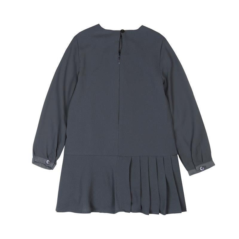 Boboli 726566-8097 sukienka dla dziewczynki kolor popiół -  - #tag1# - #tag2# - #tag3# - #tag4#