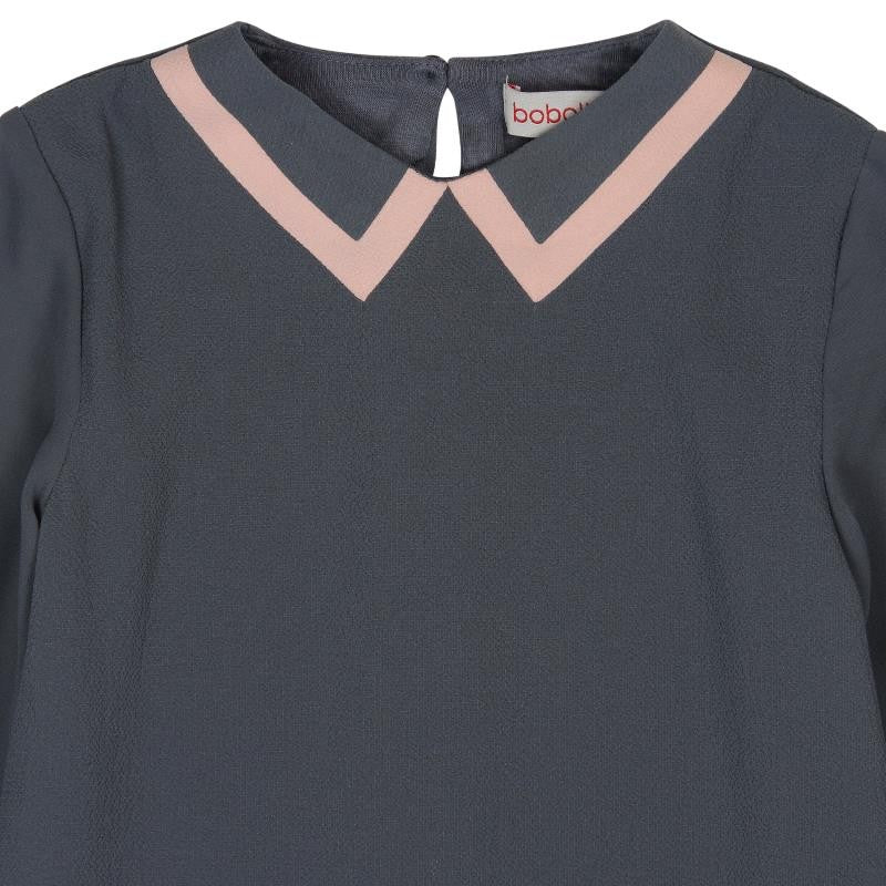 Boboli 726566-8097 sukienka dla dziewczynki kolor popiół -  - #tag1# - #tag2# - #tag3# - #tag4#