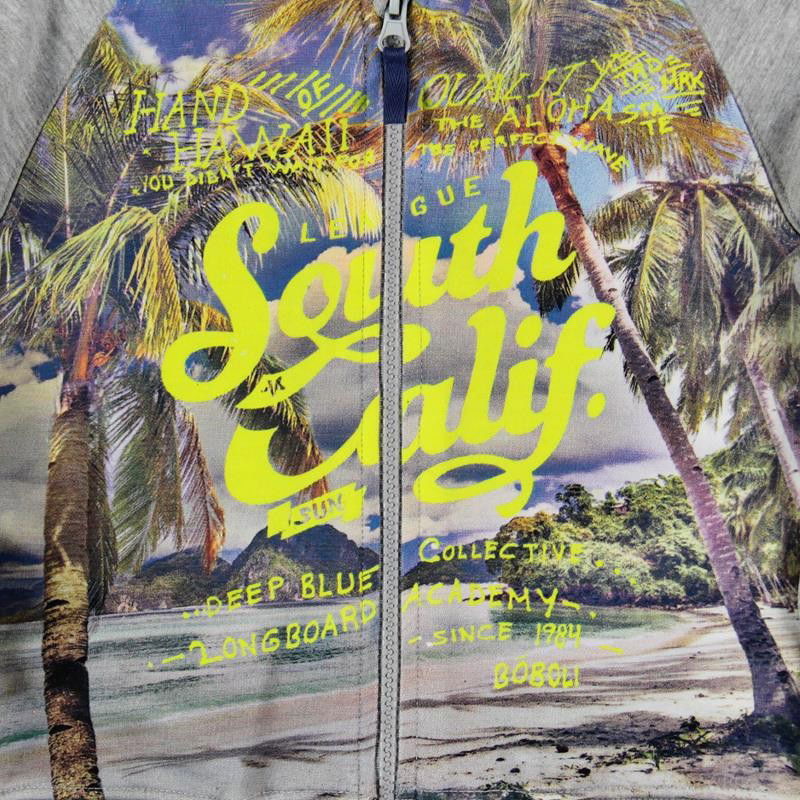 Boboli Bluza palmy 531166-8018  kolor szary -  - #tag1# - #tag2# - #tag3# - #tag4#