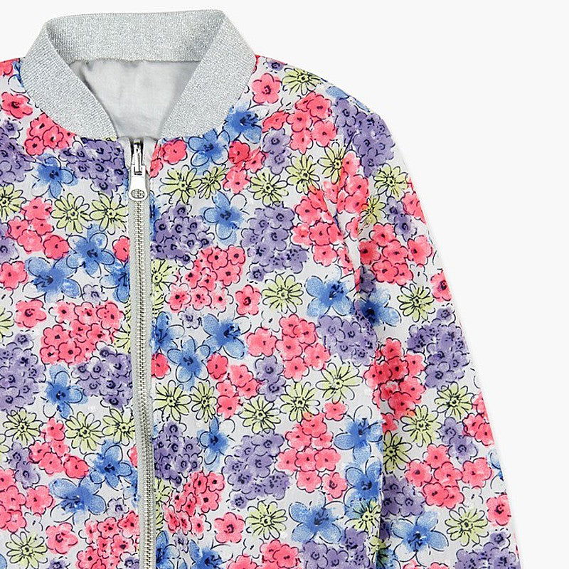 Boboli Kurtka dwustronna dla dziewczynki kolorowa 727466-9050 -  - #tag1# - #tag2# - #tag3# - #tag4#