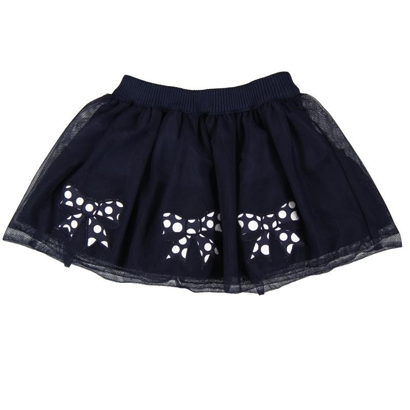 Boboli Spódnica tiul kokardka 721246-2440  kolor granat -  - #tag1# - #tag2# - #tag3# - #tag4#