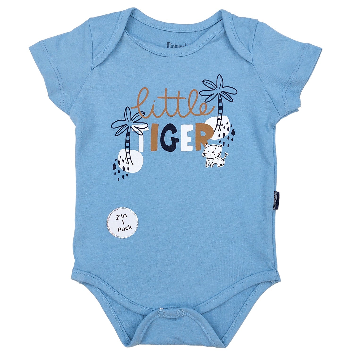 Body Niemowlęce Tiger 2 Pak chłopak beż 18228-28524 GKMOC -  - #tag1# - #tag2# - #tag3# - #tag4#